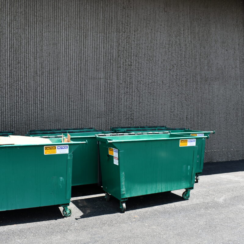 roll off trash containers